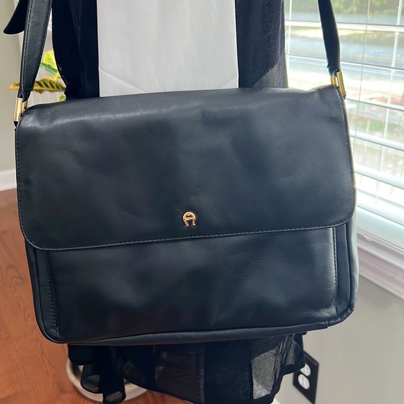 Etienne Aigner Bags Etienne Aigner Black Leather Small Shoulder